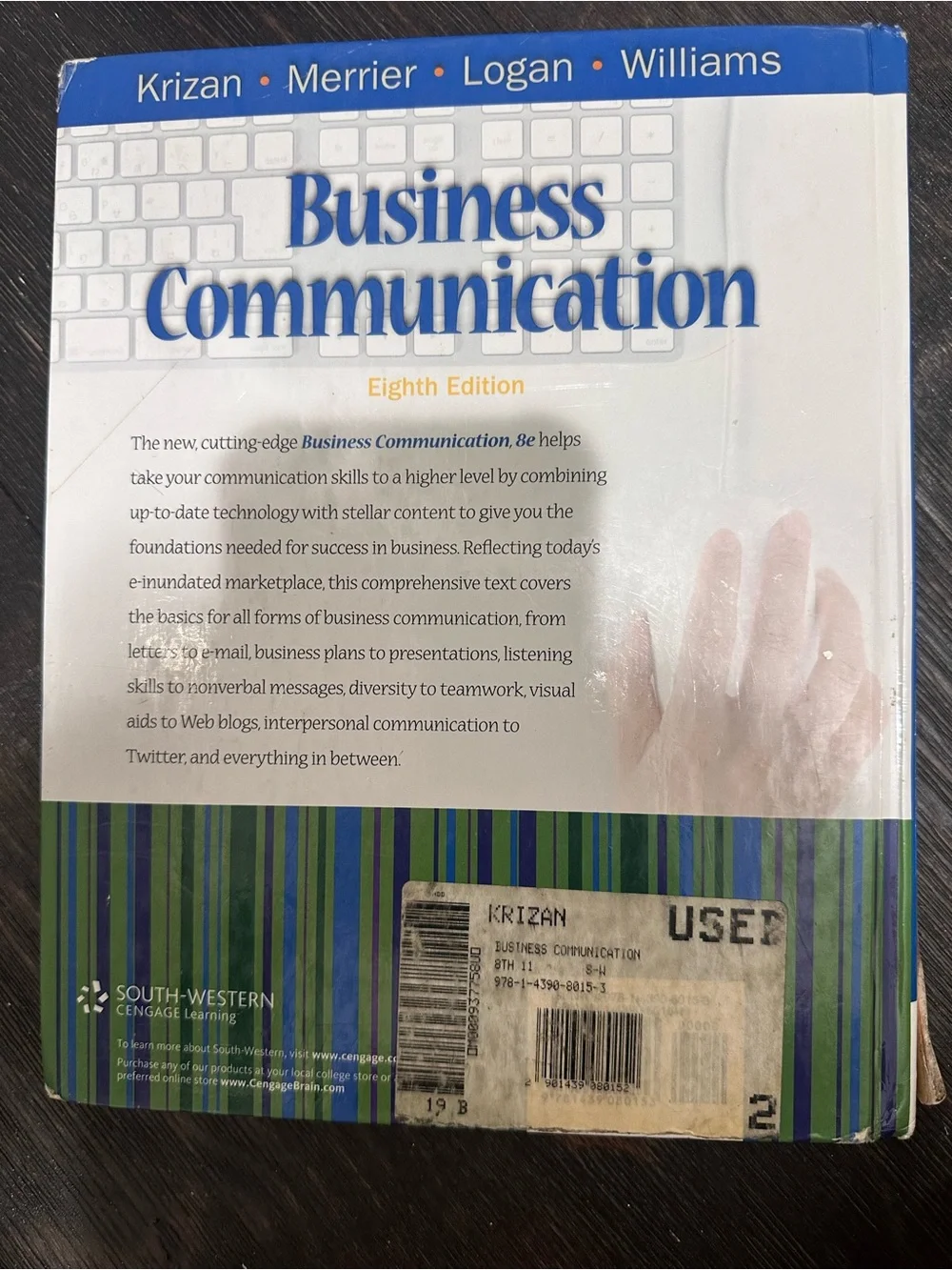Business Communication 8th Edition - White and Blue Cover